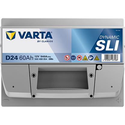 VARTA Dynamic SLI D24 – 12V Bilbatteri 60Ah 540A