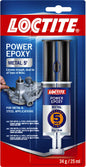 Loctite Power Epoxy Metal, Höghållfast 2-Komponentslim för Metall - 25 ml