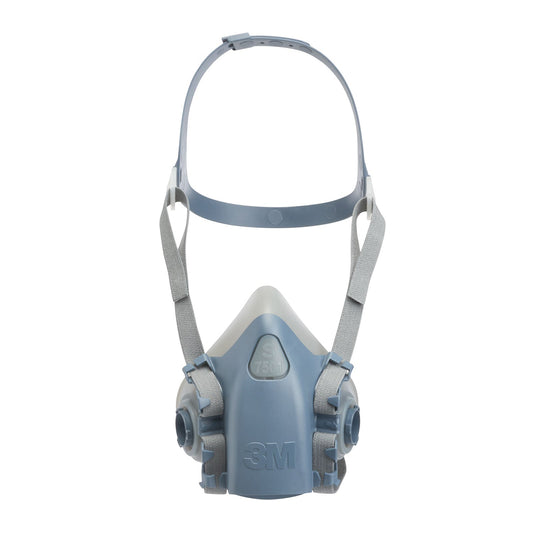 3M Halvmask 7500 – Andningsskydd i Storlek Medium med Hög Komfort och Effektiv Filtrering