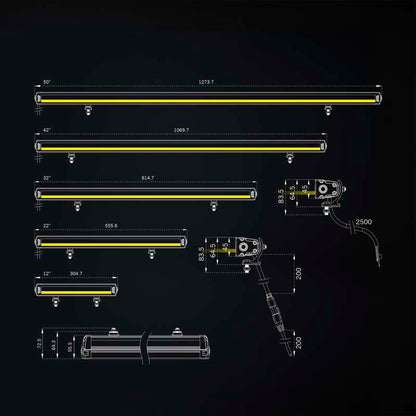 Strands Lighting Division SIBERIA XP SR LED BAR 50″