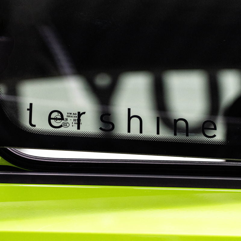 Utskuren dekal - 12 cm - VIT