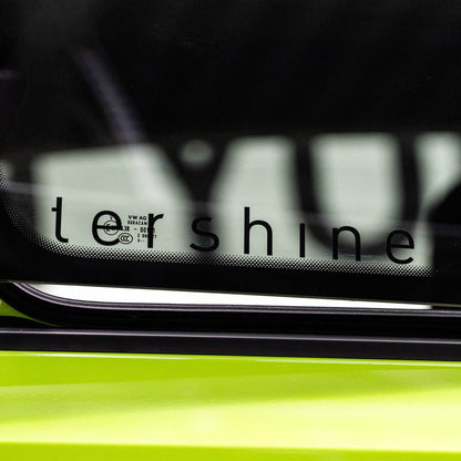 Utskuren dekal - 12 cm - VIT