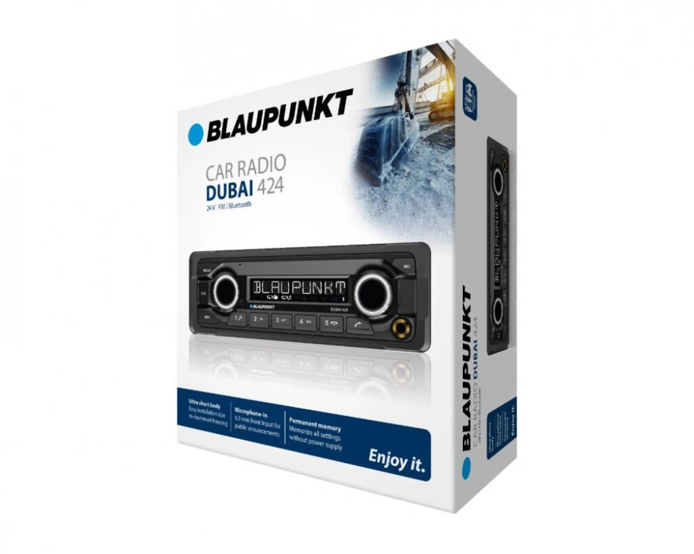 Blaupunkt Dubai 424, tålig 24V stereo och 3 par lågnivå
