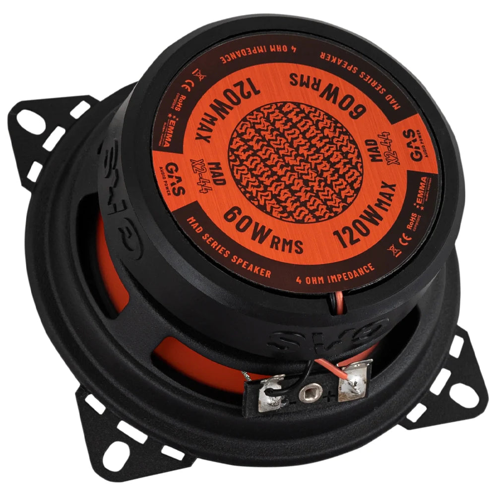GAS MAD X2-44, 4 tums koaxialhögtalare