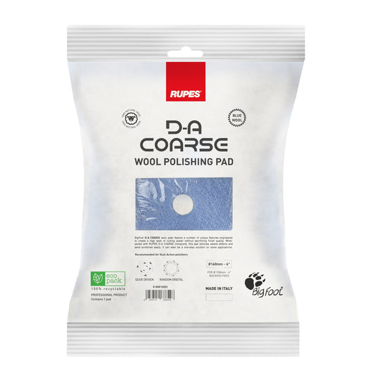 Ulltrissa Rupes D-A Coarse Wool - Oscillerande, 160 mm (9.NW160H)