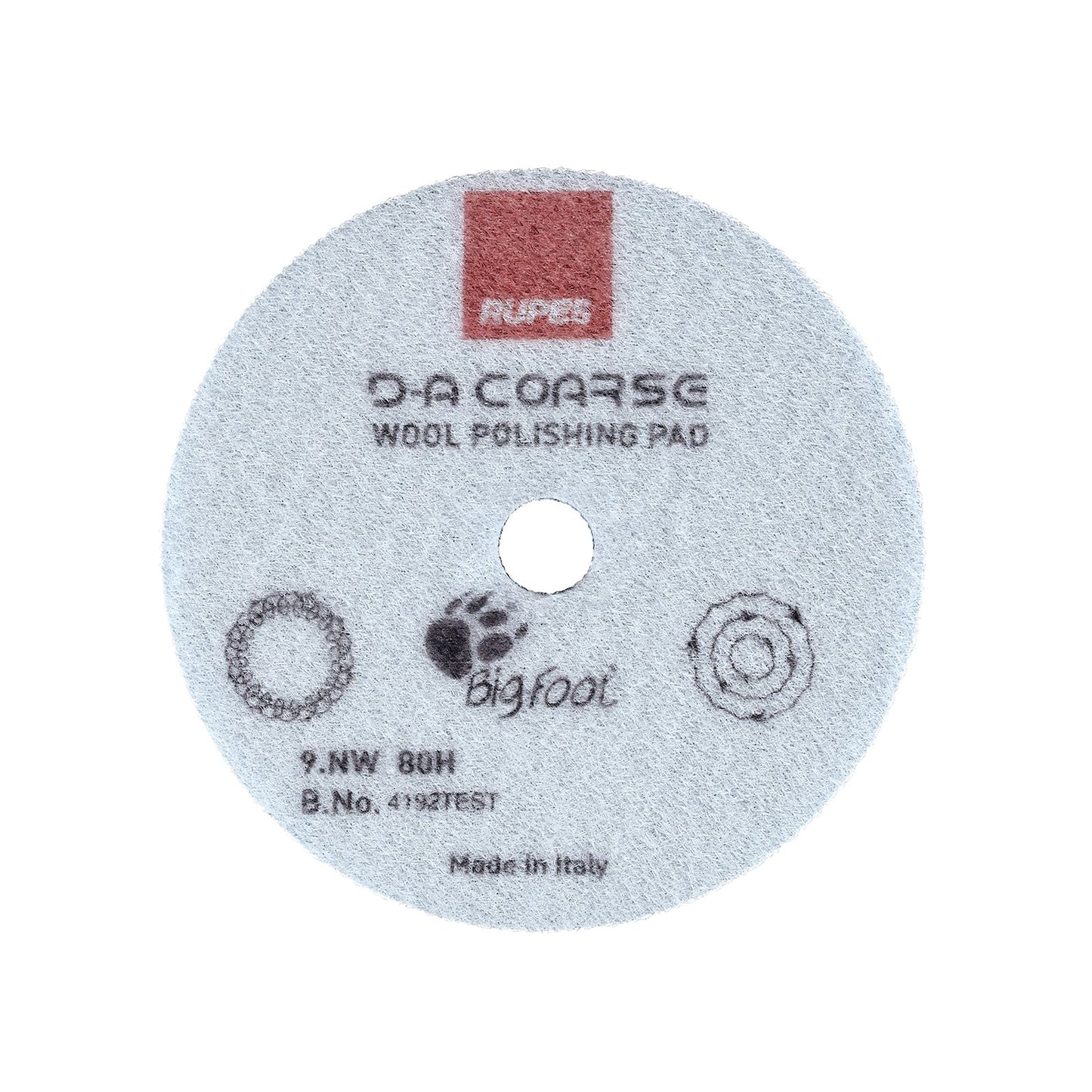 Ulltrissa Rupes D-A Coarse Wool - Oscillerande, 80 mm (9.NW80H)
