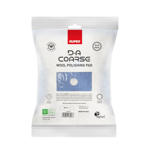 Ulltrissa Rupes D-A Coarse Wool - Oscillerande, 80 mm (9.NW80H)