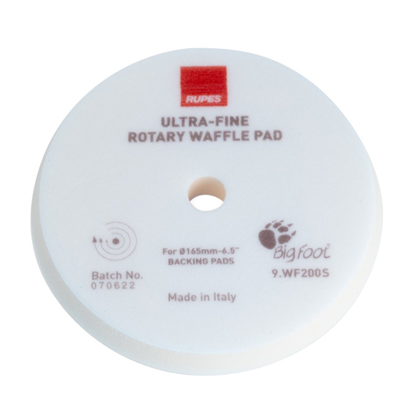 Skumtrissa Rupes Waffle, Ultra-Fine, 165 mm (9.WF200S)
