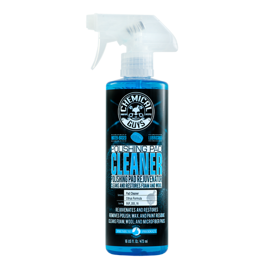 Chemical Guys Foam And Wool Citrus Based Pad Cleaner rengöring av polertrissor, 473 ml