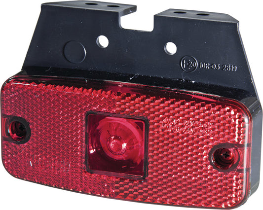 Strands Positions LED 111X50Mm Röd.12-24V,12-24V E-Märkt