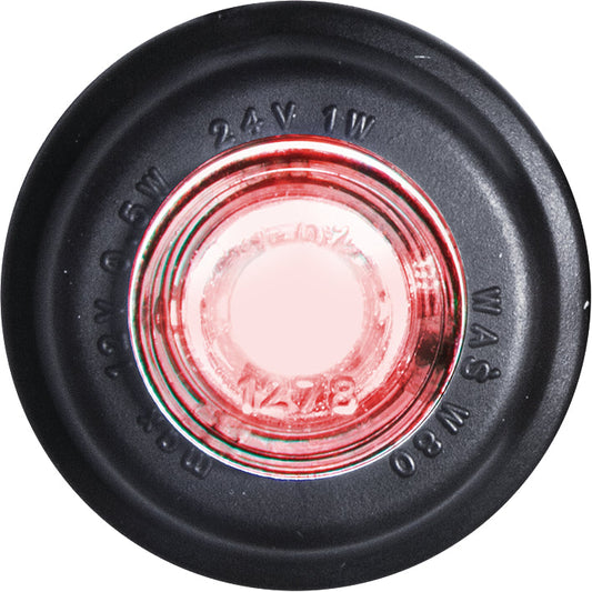 Positionsljus Röd LED 12-24V.