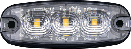 BLIXTLJUS ORANGE 3 LED, LED-varningsljus Strands lighting division