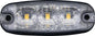 BLIXTLJUS ORANGE 3 LED, LED-varningsljus Strands lighting division