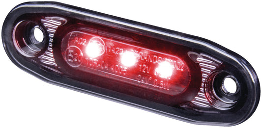 Strands Dark Knight Ultra Slim Positionsljus Röd LED