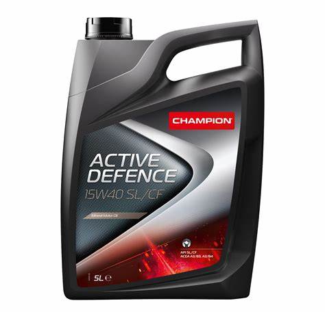 Champion Active Defence 15W40 SL/CF, Motorolja 5 liter