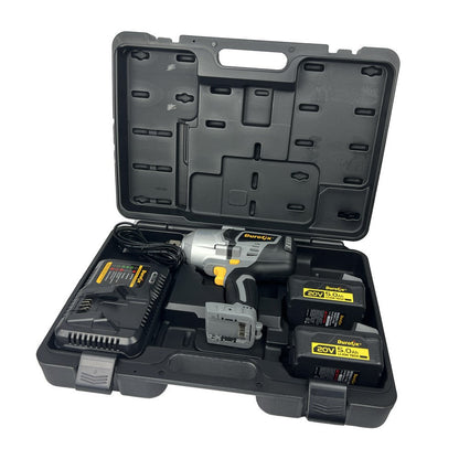 Durofix Mutterdragare 1/2" 20V – Kraftpaket med 1350 Nm, 2 batterier och väska