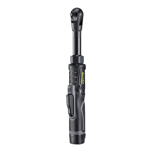 Durofix Spärrskaft 3/8" 12V, 152 mm förlängd hals – Kit med 2 batterier och väska