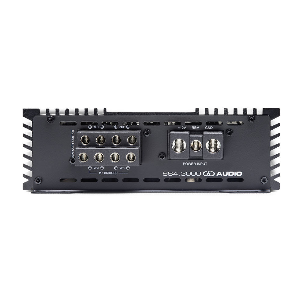 DD Audio SS4.3000, fyrkanaligt slutsteg