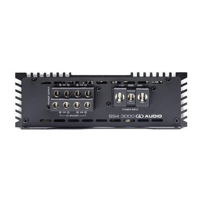 DD Audio SS4.3000, fyrkanaligt slutsteg