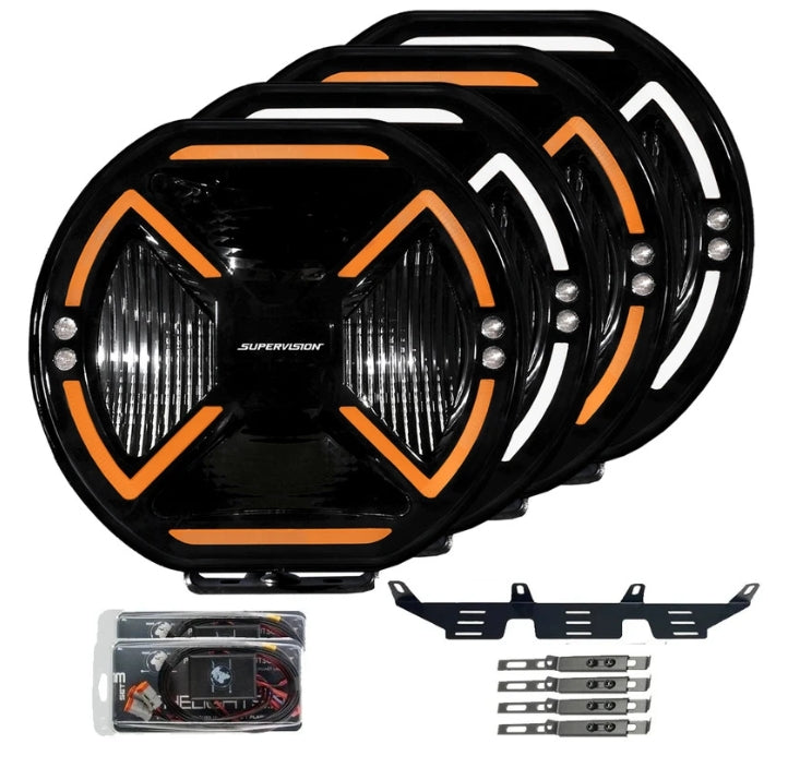 4-PACK SUPERVISION VORTEX FX 9" EXTRALJUSKIT