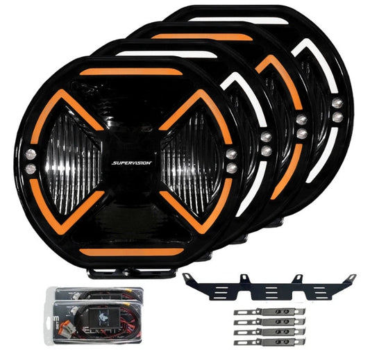 4-PACK SUPERVISION VORTEX FX 9" EXTRALJUSKIT