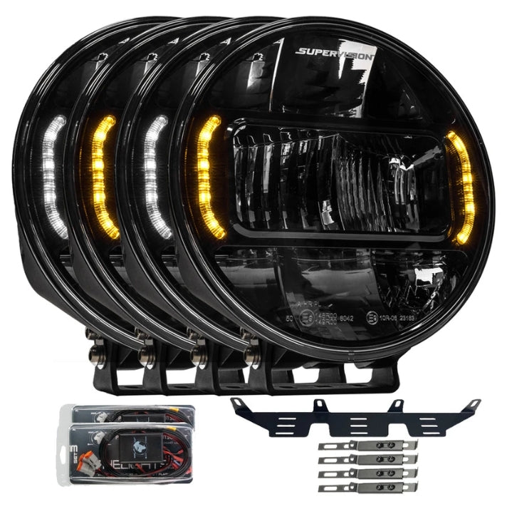 4-PACK SUPERVISION REVOLUTION 9" PRO EXTRALJUSKIT