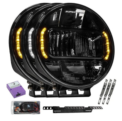 3-PACK SUPERVISION REVOLUTION 9" PRO CANBUS-PAKET