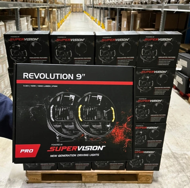 4-PACK SUPERVISION REVOLUTION 9" PRO CANBUS-PAKET