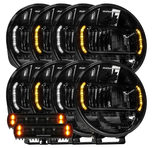 8-PACK SUPERVISION REVOLUTION 9" PRO SPECIALPAKET