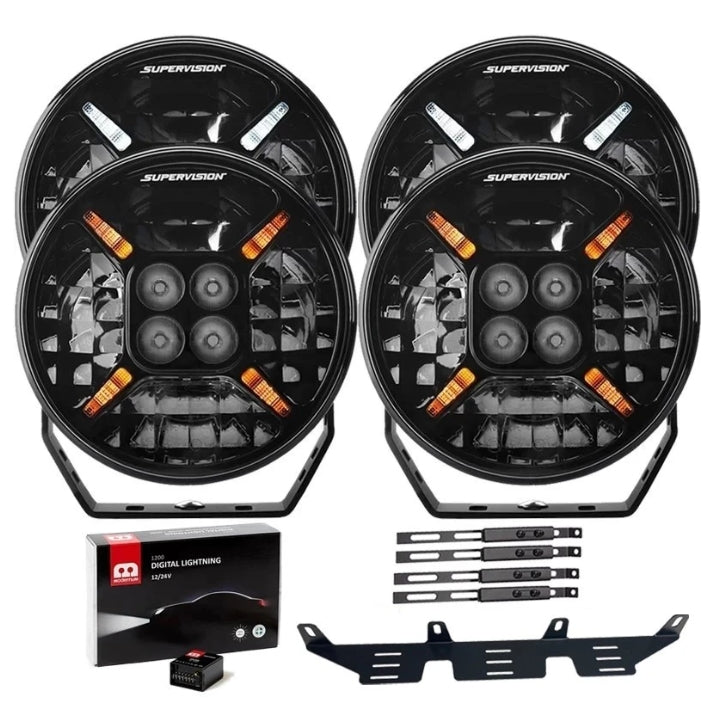 4-PACK SUPERVISION NEXUS 9" CANBUS-PAKET (DIGITAL)