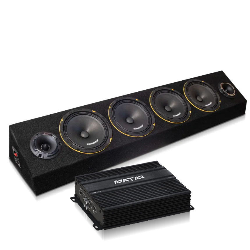 Soundmax SX-MX6 LOUD AS HELL planka slope Ampkit Pro