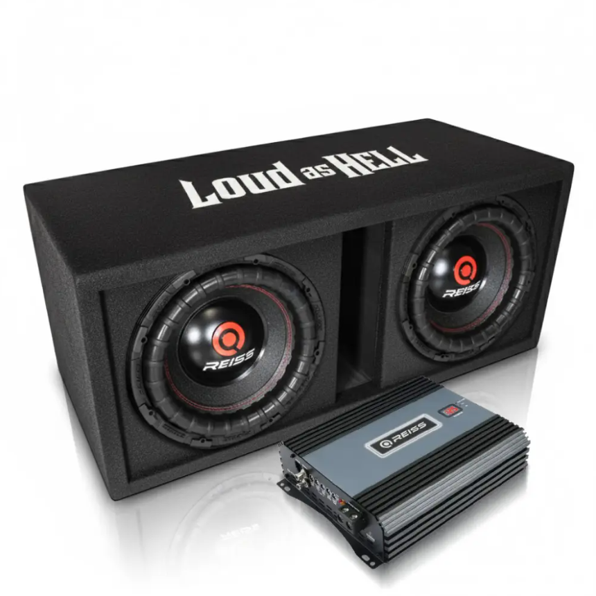2x12" RS-KJ12.D4 Loud as hell låda ampkit