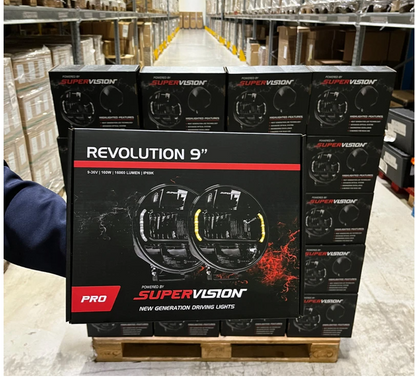 2-PACK SUPERVISION REVOLUTION 9" PRO X EXTRALJUSKIT
