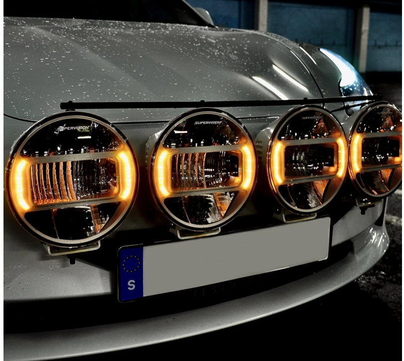 4-PACK SUPERVISION REVOLUTION WHITE 9" PRO EXTRALJUSKIT