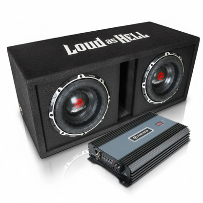 2x12" Reiss RS-VQ12.D1 Loud as hell låda ampkit