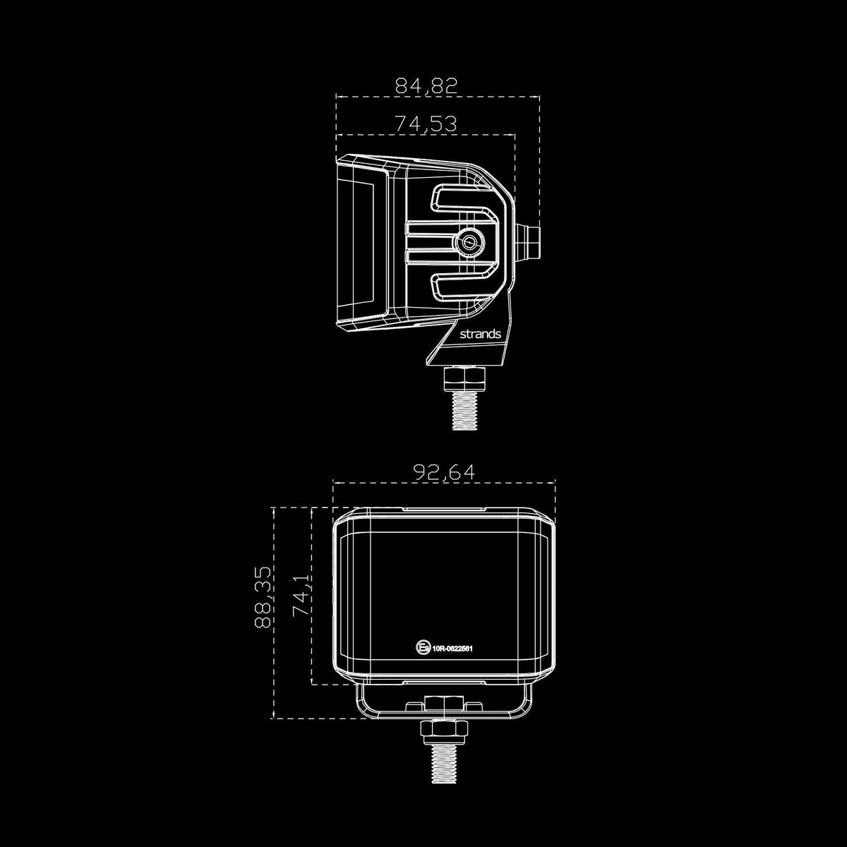 Strands Lighting Division SIBERIA XP RED FOX ARBETSLJUS 44W