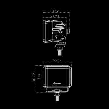 Strands Lighting Division SIBERIA XP RED FOX ARBETSLJUS 44W