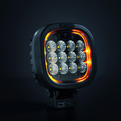 President Arbetsljus 2.0 – 25W positionsljus orange, Flood, IP6K9K, Vattentät LED arbetslampa