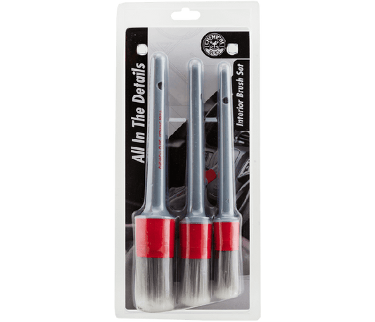 Chemical Guys Interior Detailing Brushes, 3-pack