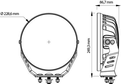 Strands Siberia Night Ranger 9" Extraljus LED