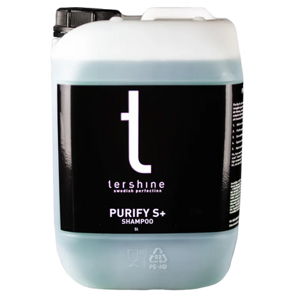 Tershine Purify S+ - Shampoo, keramiskt schampo med lackskydd, 5 L