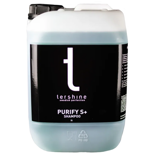 Tershine Purify S+ - Shampoo, keramiskt schampo med lackskydd, 5 L