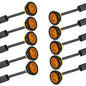 10-PACK SUPERVISION LED MINI POSITIONSLYKTA GUL 0,5M KABEL