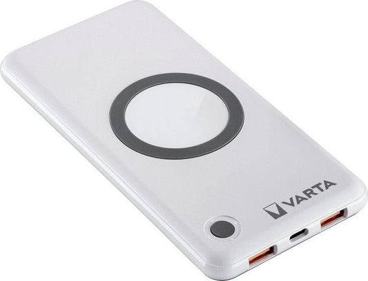VARTA Wireless Power Bank 10000 mAh – Trådlös Snabbladdning & Powerbank i Ett